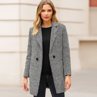 Élise™ | Manteau long en laine élégant