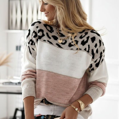 Léna™ | Pull léopard chic et raffiné