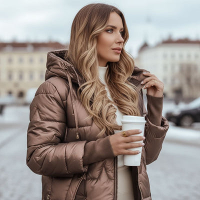 Maëlys™ | Manteau d’hiver élégant avec capuche