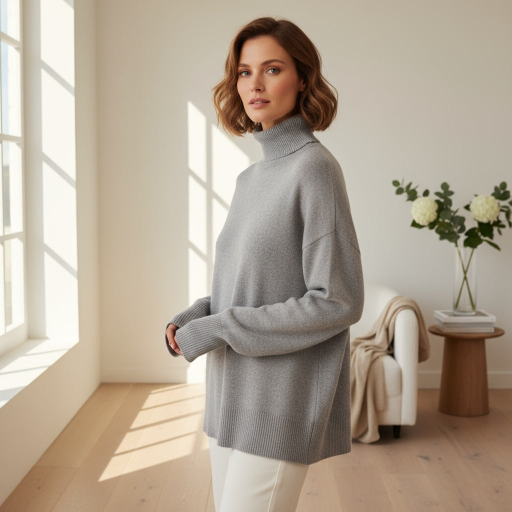Isabelle™ | Col montant en cachemire élégant