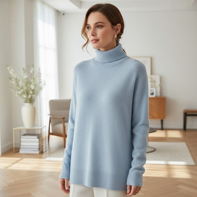 Isabelle™ | Col montant en cachemire élégant